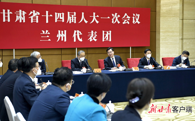 胡昌升在兰州代表团审议时强调：在高质量发展上走前列当标兵，在现代化建设中打头阵作贡献——甘肃农民网