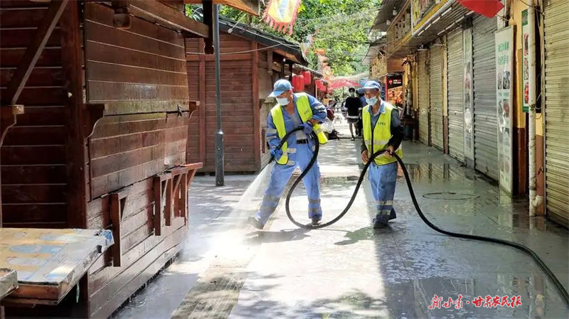 麦积区：突出重点区域清扫 打造美丽整洁形象