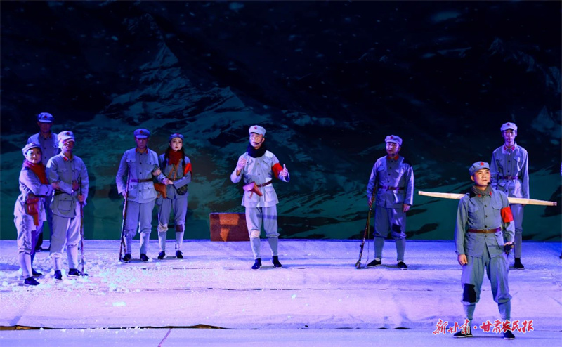 大型情景话剧《西路军魂》瓜州首演