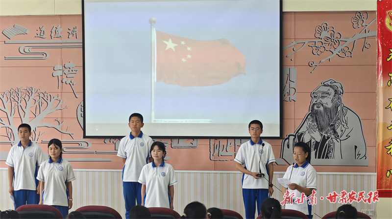 点燃读书激情 打造书香校园 瓜州县第三中学“第七届校园读书节”启动仪式