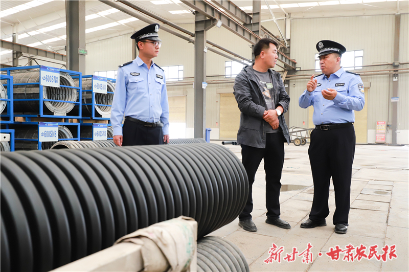 民乐公安：用“社区警务”打开普法强基“新门路”