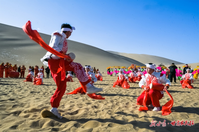 社火进景区展演