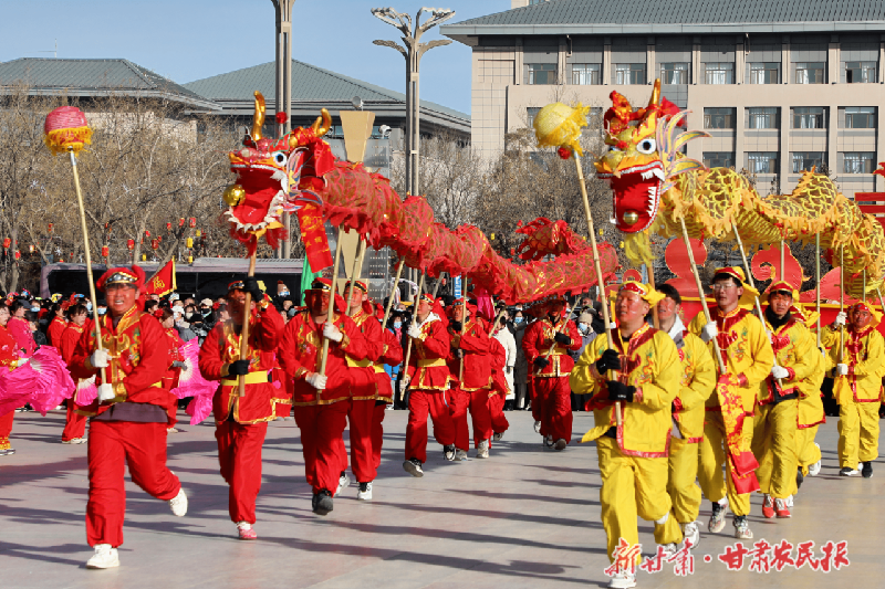 【图片新闻】金川区社火大秀来袭！民俗荟萃 共赴欢乐年
