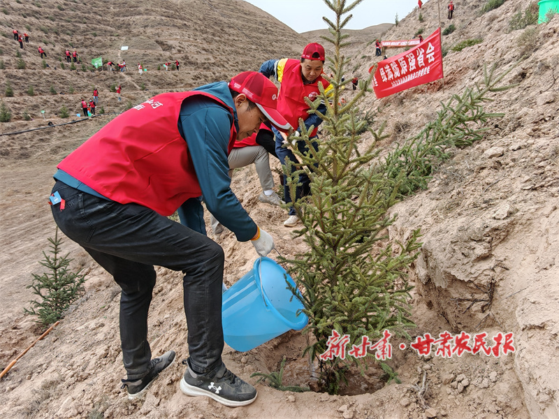 &ldquo;九度春风 绿染山河 &mdash;&mdash;2025 甘肃植树公益行活动&rdquo;在永登县举行
