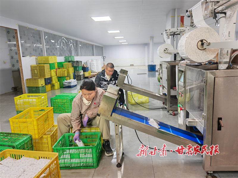 秦州区：冰袋生产助力大樱桃“鲜”达万家