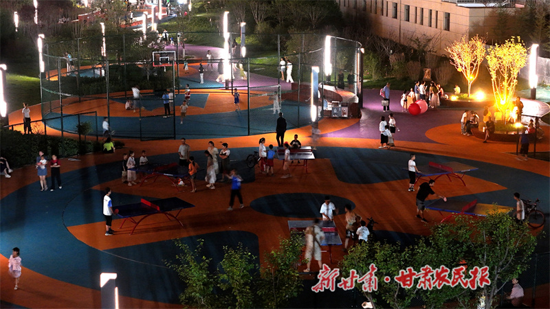 清水县：西城区体育公园上新 生态运动赋能全民健康