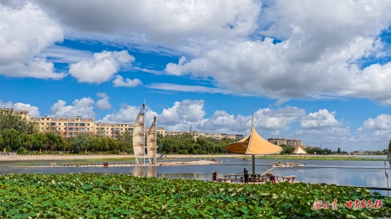 敦煌市党河风情线