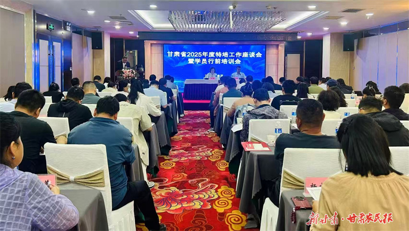 甘肃省人社厅举办2025年度少数民族特培工作座谈会暨行前培训会