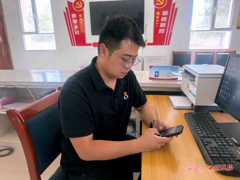 民勤 村书记拍视频 话新风 促文明