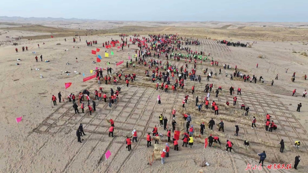 【四中全会精神在基层——高质量发展调研行】风沙中，看见民勤治沙新答案