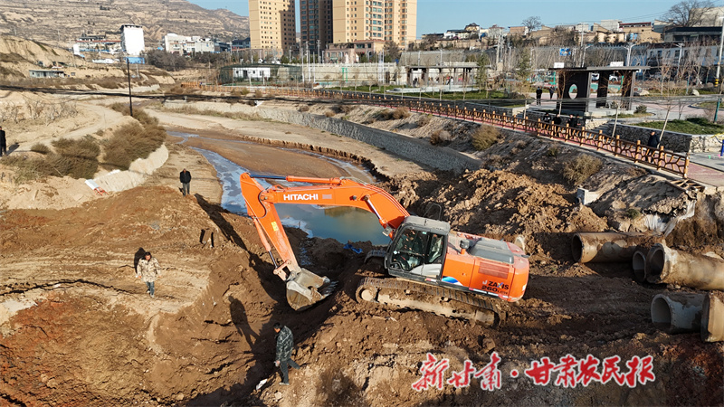 甘谷县：安远镇清溪河大桥重建工程正在有序推进 