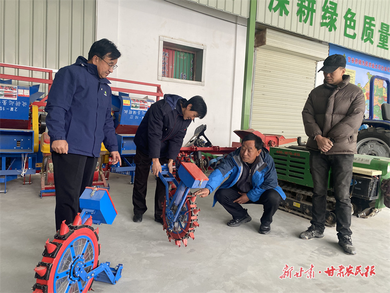 甘谷县：农资备足保春耕 托管服务暖民心