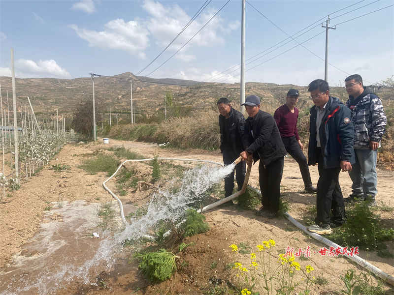 甘谷县：智慧通水润旱塬 清溪灌区惠民生