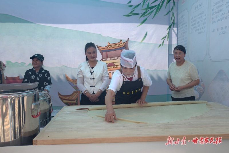 灵台县举办首届&ldquo;灵台手工面&rdquo;大赛