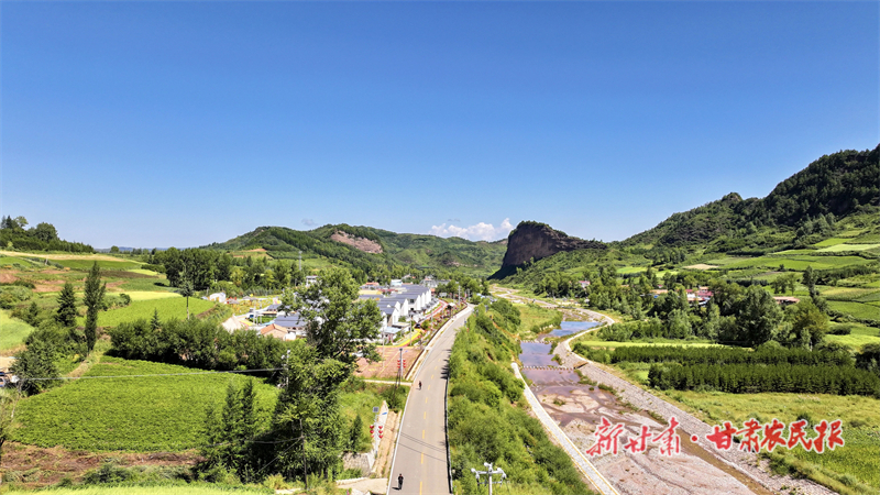 渭源县锹峪镇：和美乡村入画来 幸福生活踏歌行 